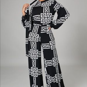 CHRISTINA AZTEC PRINT JUMPSUIT